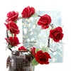 Shininglife Brand yiwu artificial 10 rose vine foam branch wedding arch flower vine