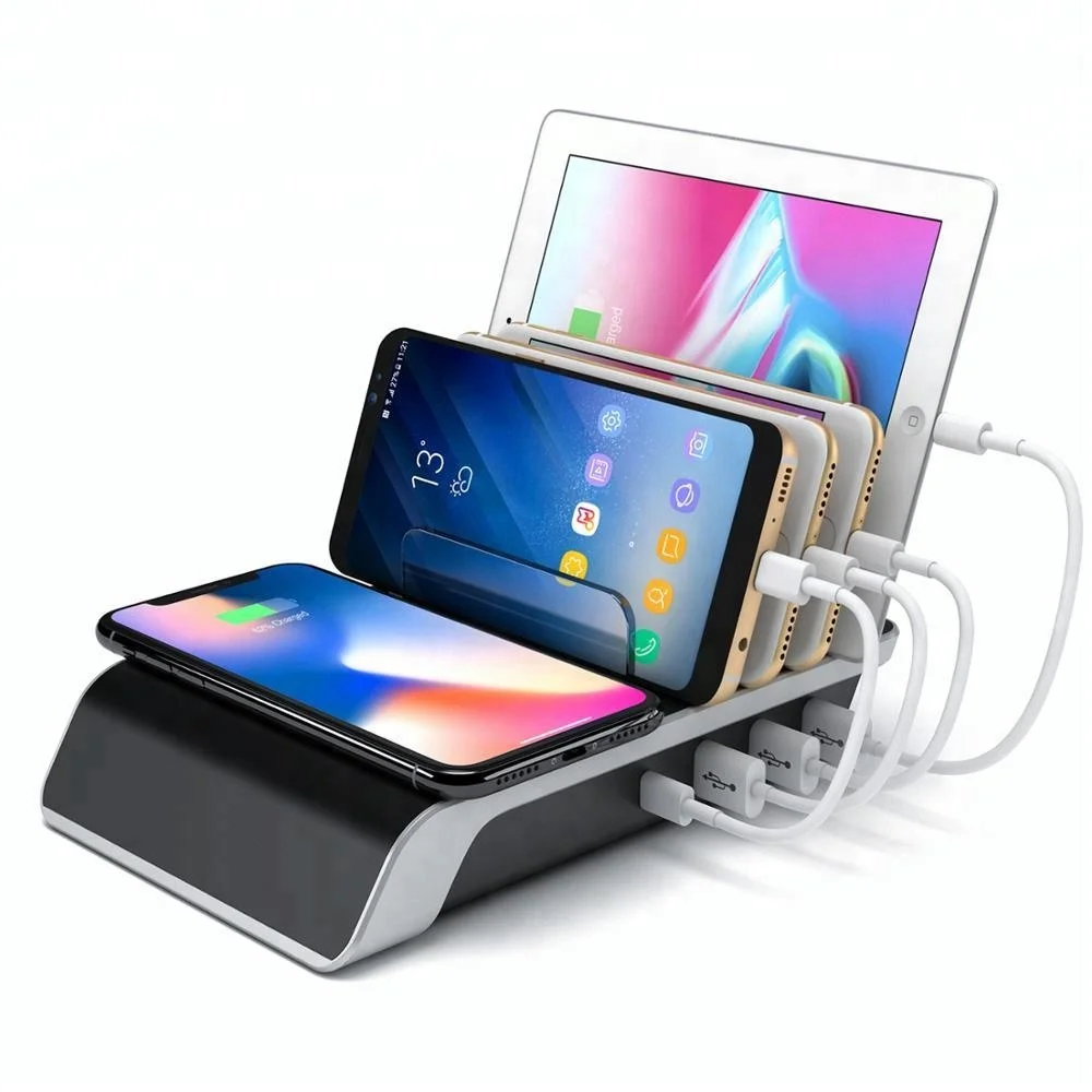 Asiento De Carga Multifuncional Cargador Inalambrico Usb C Charger 4