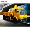 SQ4ZK2 Knuckle Boom 4t Mini dump truck mounted crane for Sale