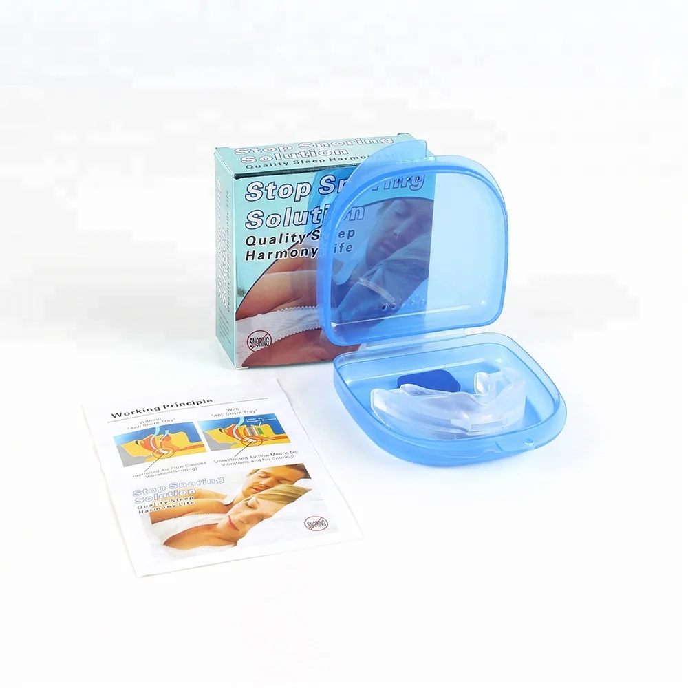 

BPA Free Effective Stop Snore Home Use EVA Anti Snoring Mouthpiece, Transparent