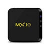 Wholesale RK3328 4G 32G global trades software download TV android smart tv free to air set top box mx10 with USB host