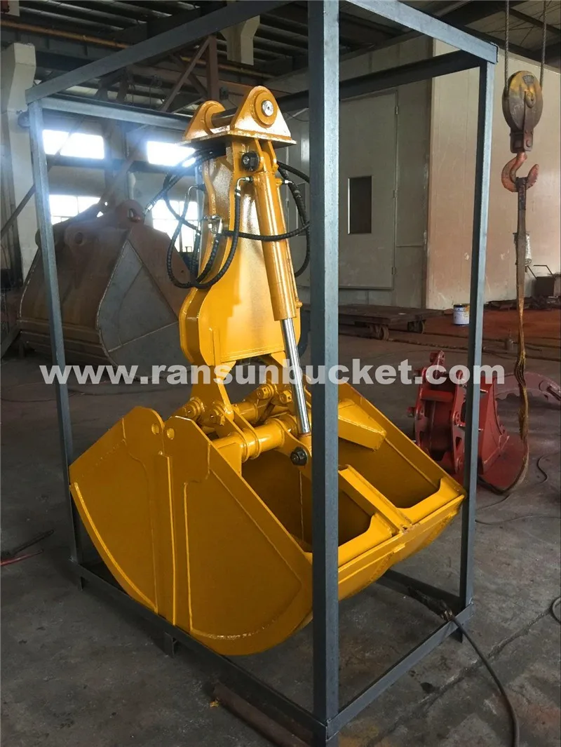 Hydraulic Clamshell Bucket Scrap Grapple Crane Buy Hydraulic