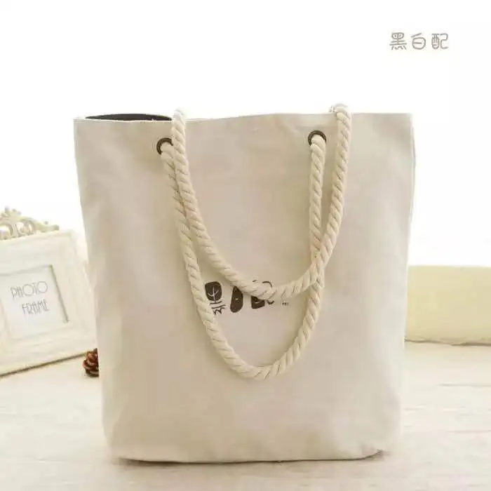 

12oz Cheap Customized Logo tote shopping bag Cotton canvas bag