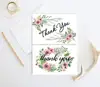 Thank You Cards Floral Flower Greeting Cards Notes for Wedding Baby Shower