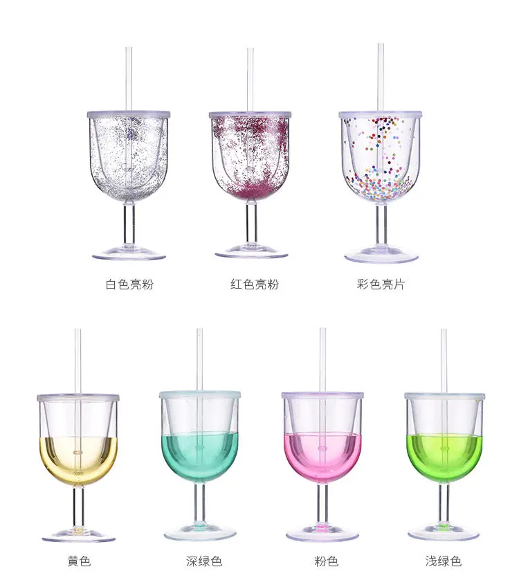 New Products Plastic Cocktail Cup, Double Wall Plastic Beer Cup, Plastic Drinking Cup