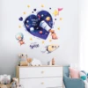 Super Space Explorer Decorative Peel & Stick Wall Art Sticker Decals
