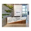 Top 23 Hot Special Modern Office Reception Desk Design White Solid Surface Reception Desk With Light