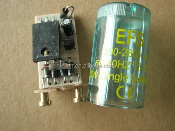 Electronic tube starter