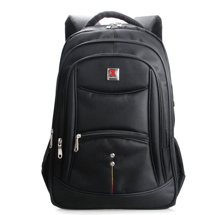 

Hot selling fair trade maideng laptop backpack bag with custom logo, Black