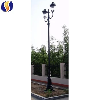 Cast Iron Outdoor Decorative Lamp Post 6 M Decorative Lamp Posts