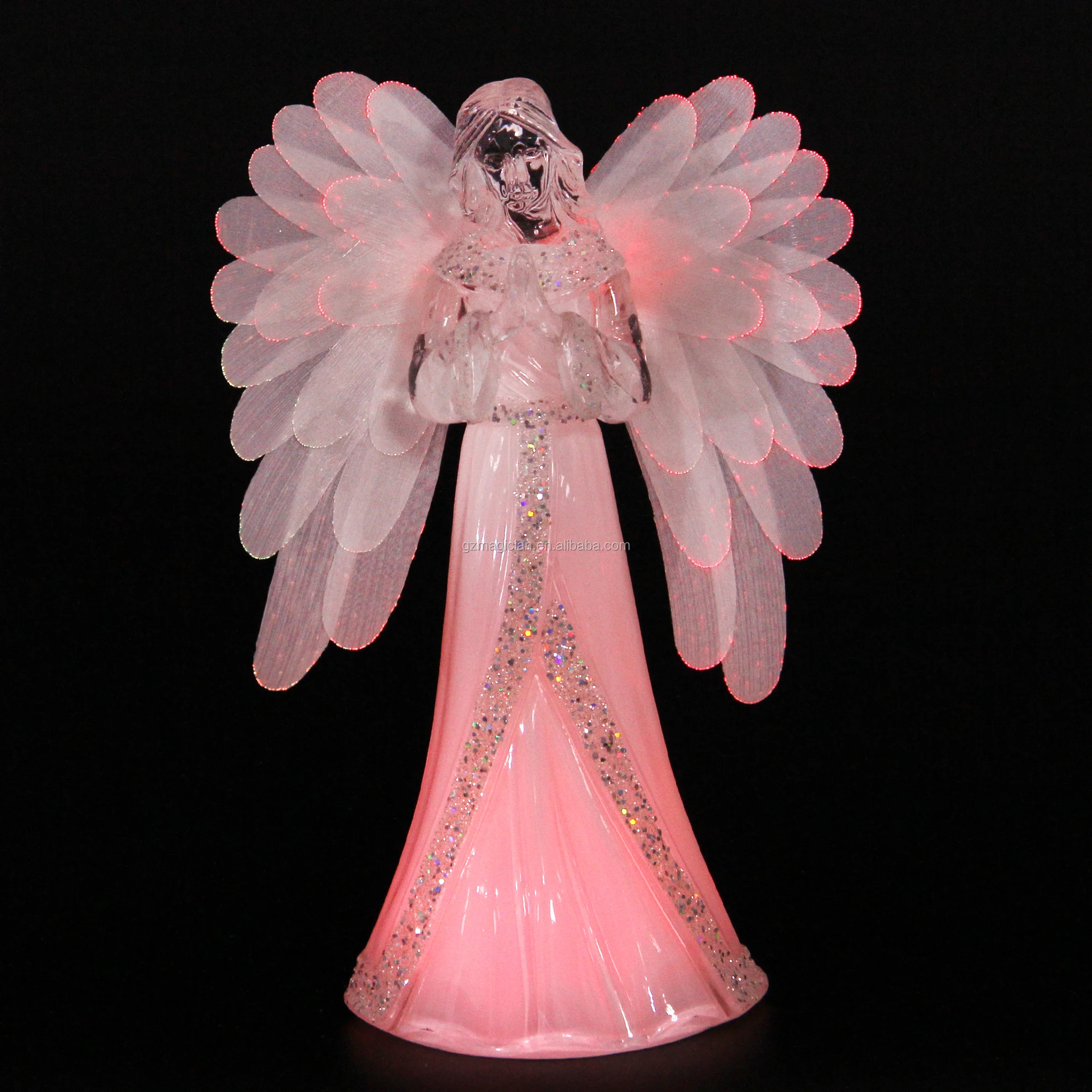 
colorful led angel ornament art decor international wholesale chinese products 