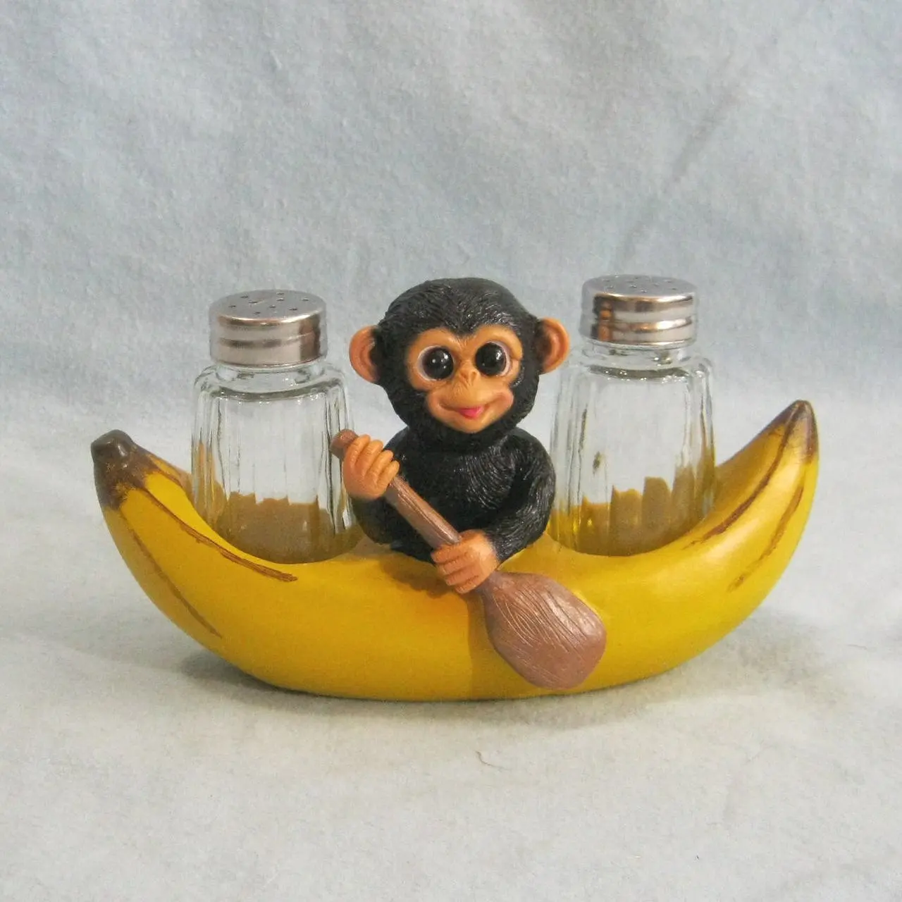 DWK "Spice A' Peel" Monkey And Banana Salt And Pepper Shaker #248