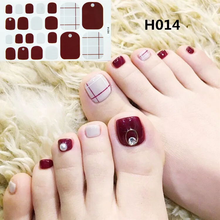 

Free samples various cute girl design toe nail sticker, nail stickers for toe