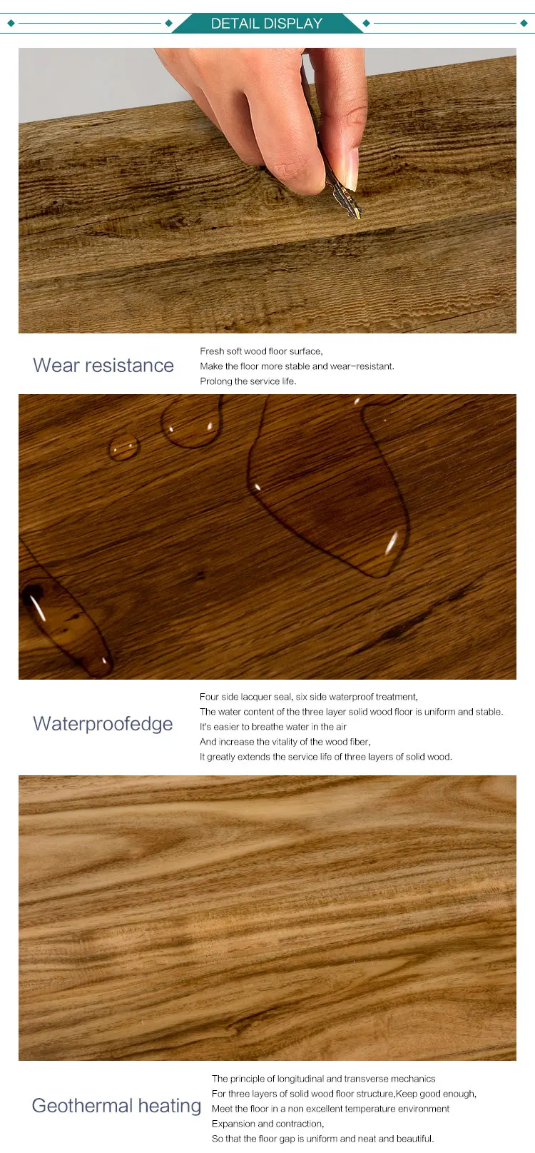 Korean Luxury Floor Tile Pvc Plastic Covering Glue Down Vinyl