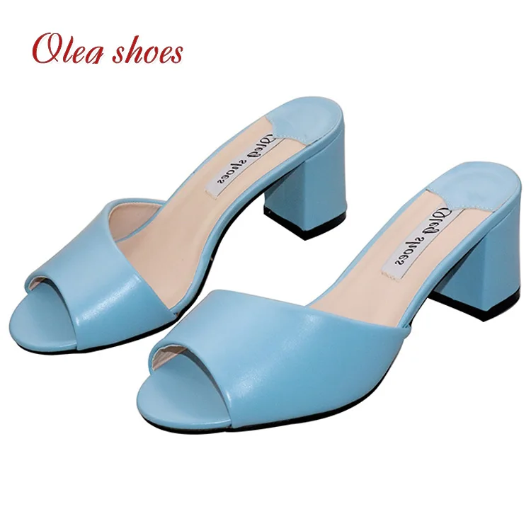 

2020 fashion high heel ladies slippers and sandals wholesale low heel women shoes slide brand name slippers, Customer settings