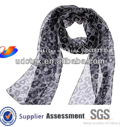 polyester chiffon scarf fabric