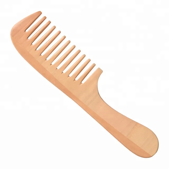 

2018 Professional Detangling Wooden No Static Hair Beard Massage Health Care Comb, Customised