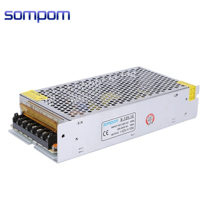 

High Voltage 110V - 220V Switching Power Supply 120W 12V 10A SMPS LED Lighting Transformer