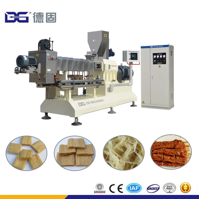 
Texturized High Moisture Soya Chunk Protein Soy Meat Making Machine 