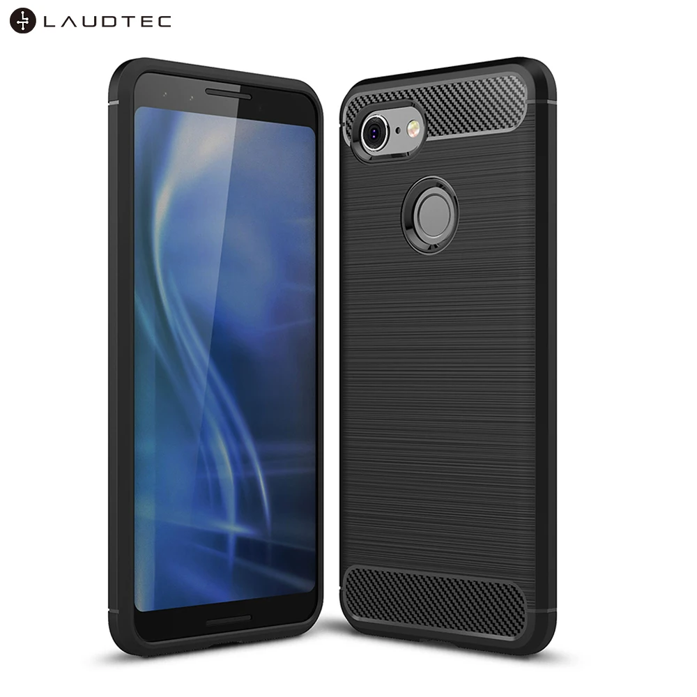 

Carbon fiber tpu case for google pixel 3 phone case, Black;navy blue;red;grey