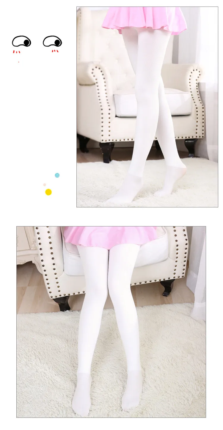 Girl Stockings Ballet Pantyhose Kids Fleece