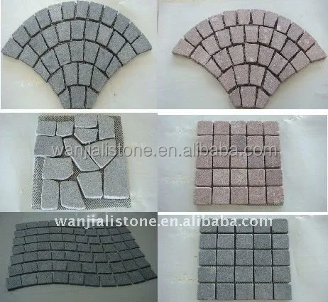 
natural stone granite G664 G654 G684 Granite polished flamed surface waves antique finished honed Kerbstone 