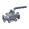 Automatic Anti-corrosion Full Port Solid Ball 3PC Clamp End Ball Valve