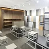 Fashion shop garment display rack for shop interior design