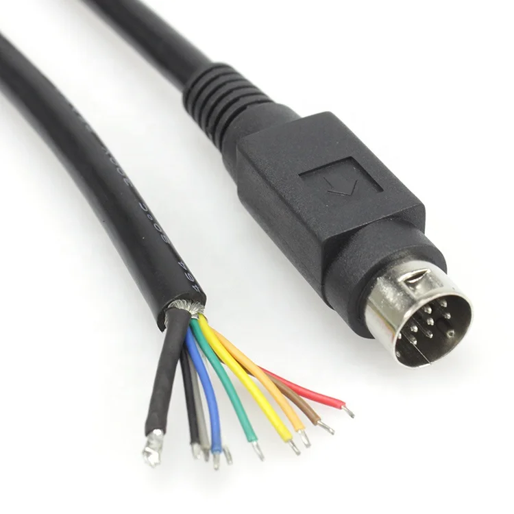 

MINI DIN 9PIN male cable AV extension cable S video cable 10mm male