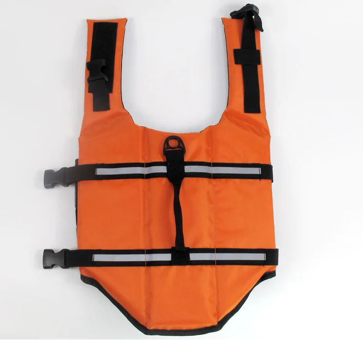 Dog Life Jacket High Quality Reflective Strips Durable Pet Swimming Saving Life Vest 2019 Hot Amazon Dog Preserver Lifejacket
