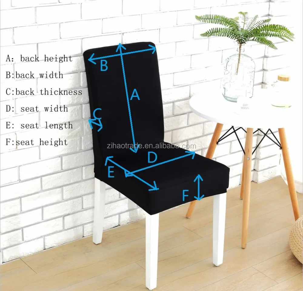 Elastic Chair Cover For Plastic Chair Jacquard Seat Cover Buy Chair