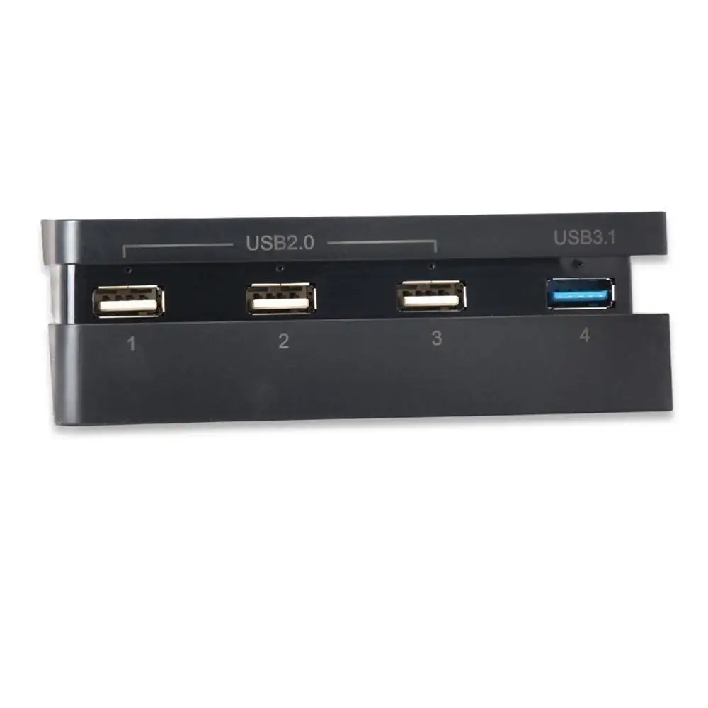 

For PS4 Slim USB Hub 4 port (USB 3.0 x1 +USB 2.0 x3 )for PS4 Slim Console, Black