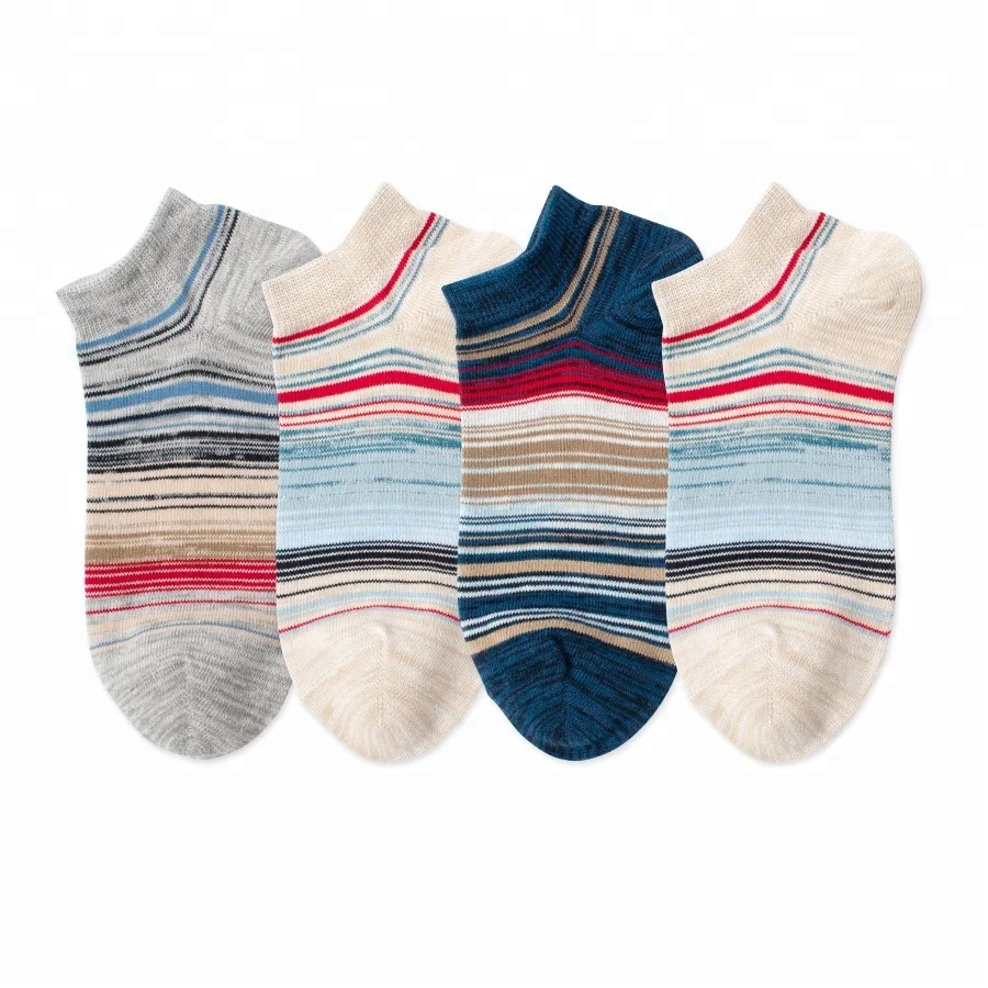 

Custom Wholesale Combed Cotton Low cut Man Socks, Colors