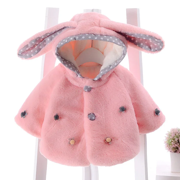 

wholesale Girls shawl 2018 autumn and winter new baby fleece warm children's clothing infant cloak coat, White;pink;purple