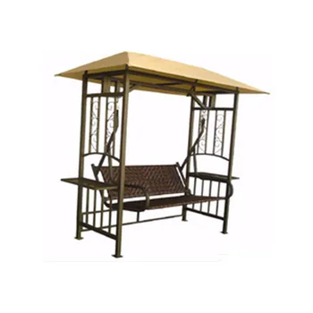 Garden Two Persons Rattan Seat Hanging Patio Swing Chair With Canopy Buy Outdoor Swing Chair Swing Chair Rattan Swing Chair Product On Alibaba Com