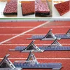 IAAF certified all weather 13mm synthetic rubber running track materials-g-y-150625