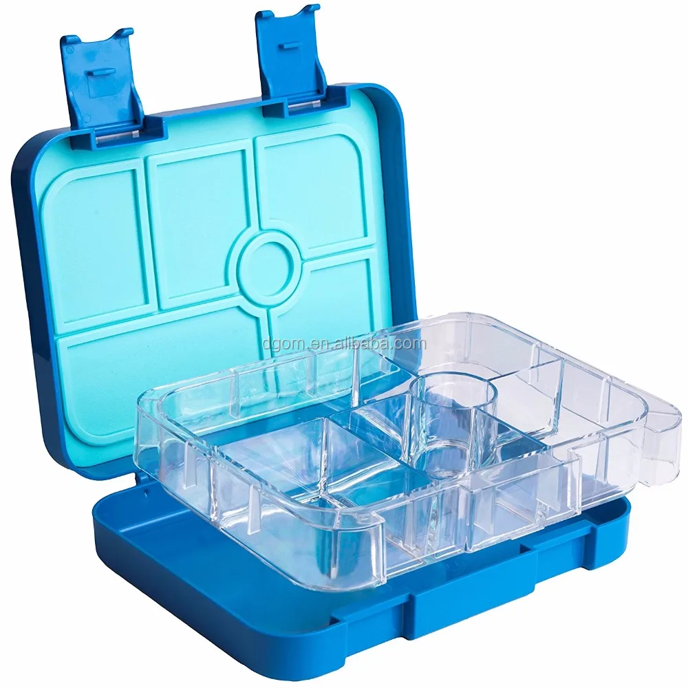 

Leak proof Sealed Kids Lunch Bento Box 4 Compartments BPA Free Tritan Microwave Safe Reusable Japanese Thermal Lunch Box