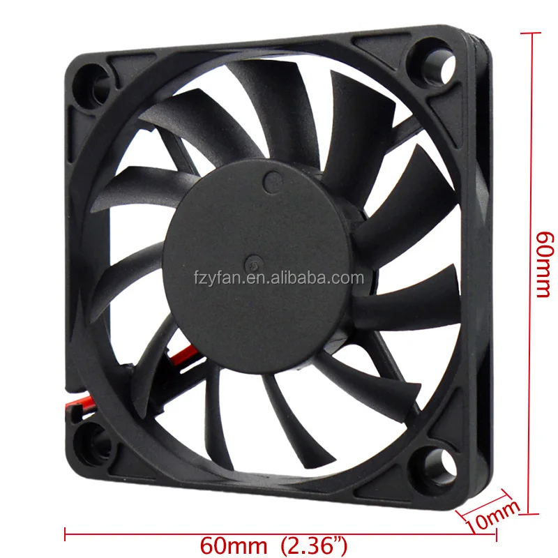 Refrigerator Mini Size Air Cooler Parts 5v 12v 24v 60x60x10mm 6010 Dc