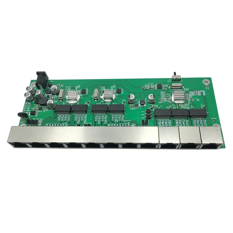 New high quality 8 10/100Mbps RJ45 ports reverse PoE switch with 3 uplink ports