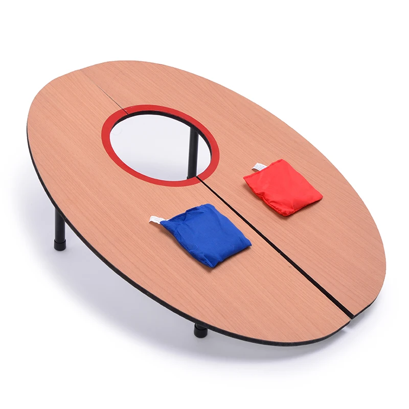 Rectangular Wooden Bean Bag Toss Game With Sand Bag Toss Game Buy Bag