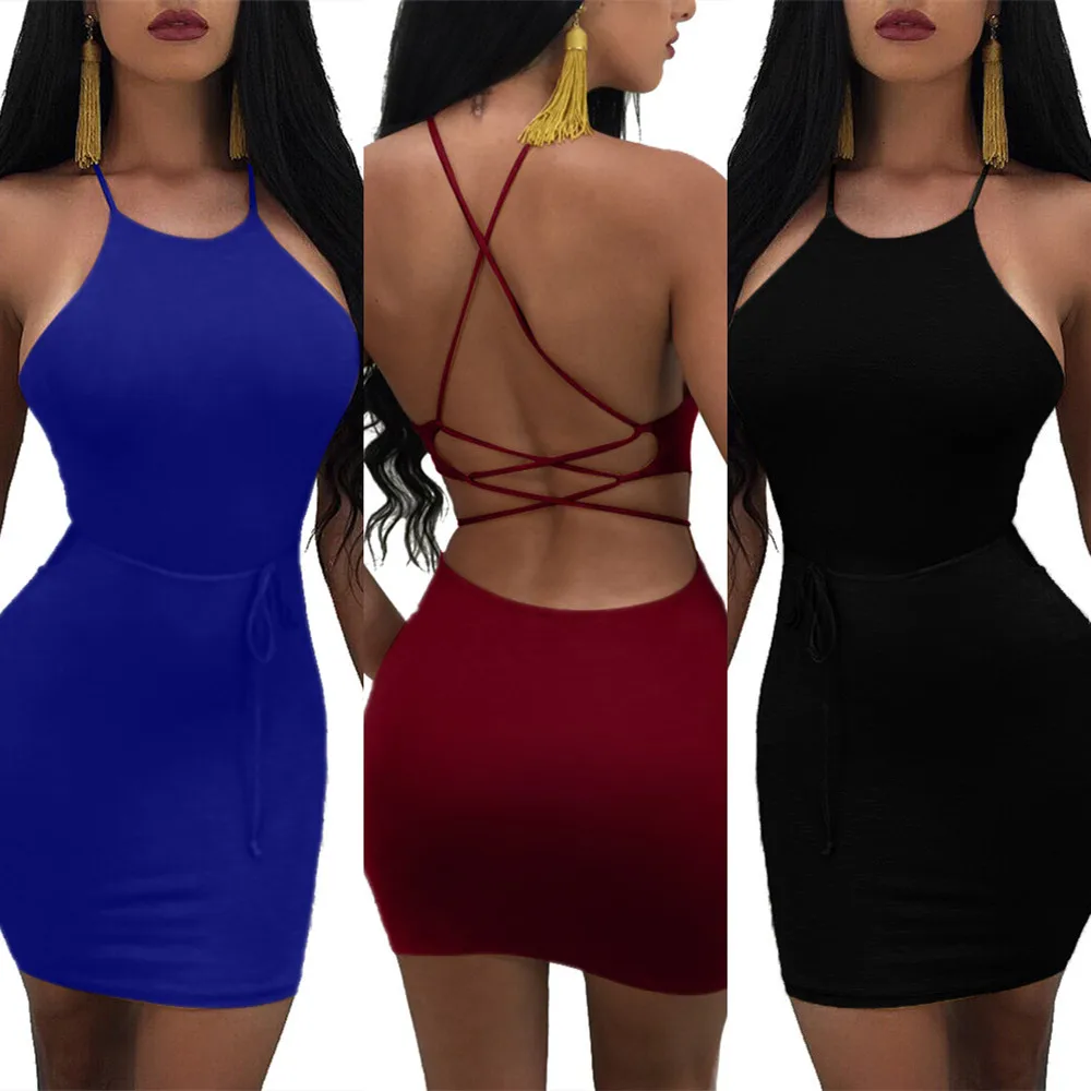 

Queena Sleeveless Sexy Women Dress Bandage Dress