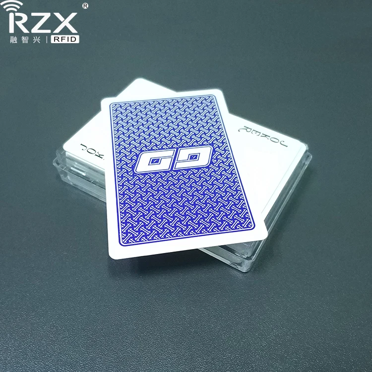 Classic design shenzhen factory printed ISO15693 ICODE SLI Entertainment RFID playing card poker