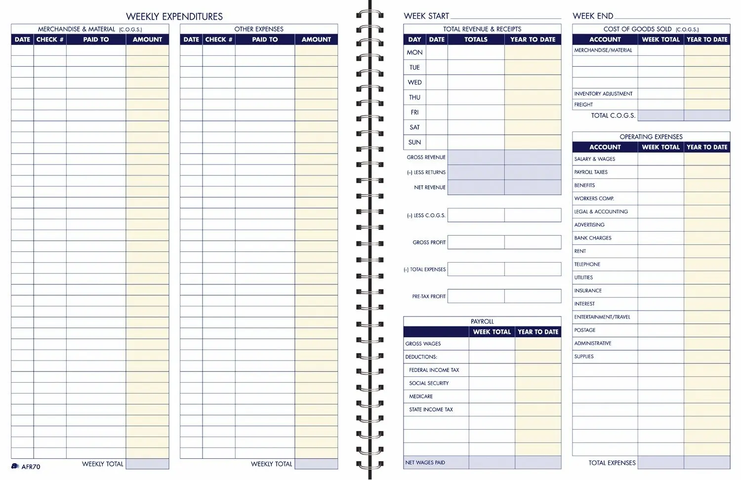 buy-adams-bookkeeping-record-book-weekly-format-8-5-x-11-inches