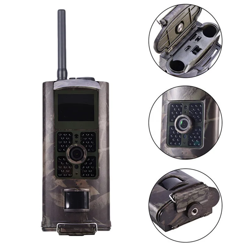 

3G Hunting Camera HC-700G MMS SMTP SMS 16MP 1080P 120 Degrees PIR 940NM Infrared Wildlife Trail Phototraps