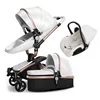 New Model Luxury Design Baby Stroller Walkers 3 In 1 Hot Mom