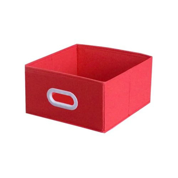 

Closet Storage Baskets for Shelves Storage Box with Handles Open Foldable Cubes for Clothes Books Toys Office Home Organization