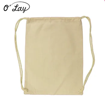 small canvas drawstring bags