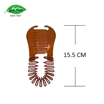 Interlocking Banana Combs Hair Clip French Side Comb Holder Soft