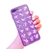 For iphonex/8/7 Three-dimensional love drop gel bright piece mobile phone shell in china