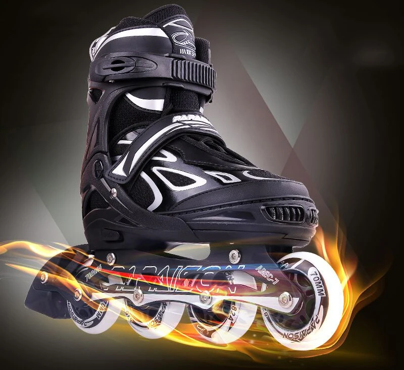 PAPAISON China brand inline skates professional hottest selling PU wheels leather PP skating inline roller
